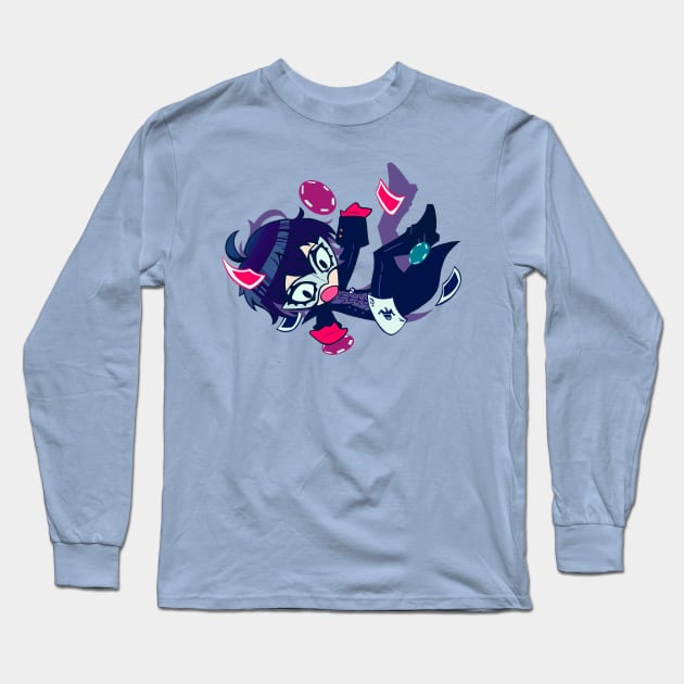 The Whims of Fate (Joker) Long Sleeve T-Shirt by OkiComa